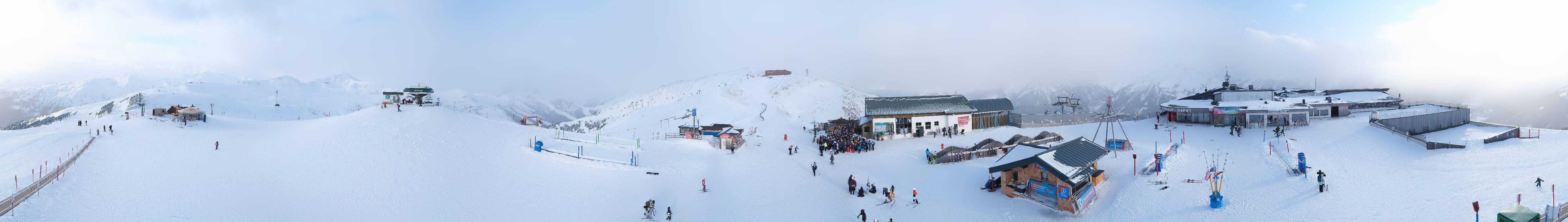 Archiv Foto Webcam Wildkogel-Arena: Ausblick Wildkogelbahn Bergstation