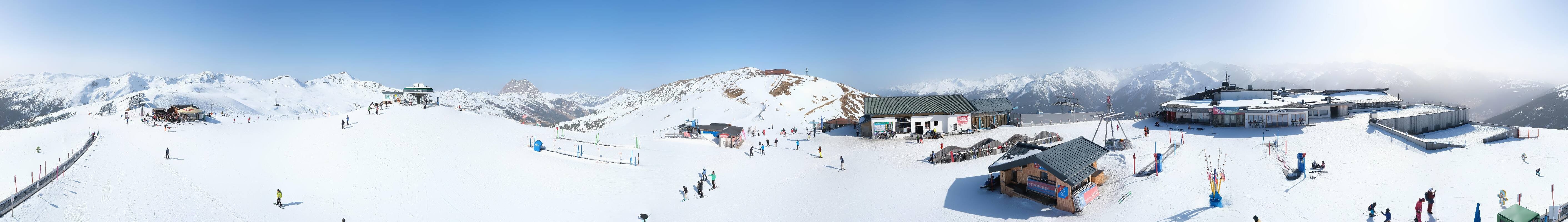 Archiv Foto Webcam Wildkogel-Arena: Ausblick Wildkogelbahn Bergstation
