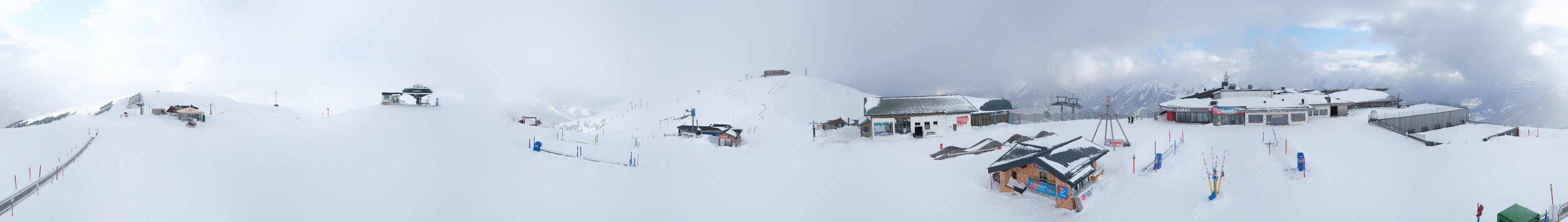 Archiv Foto Webcam Wildkogel-Arena: Ausblick Wildkogelbahn Bergstation