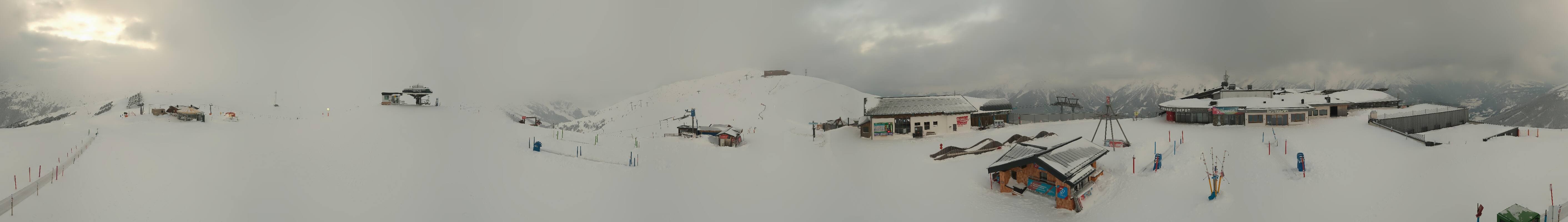 Archiv Foto Webcam Wildkogel-Arena: Ausblick Wildkogelbahn Bergstation