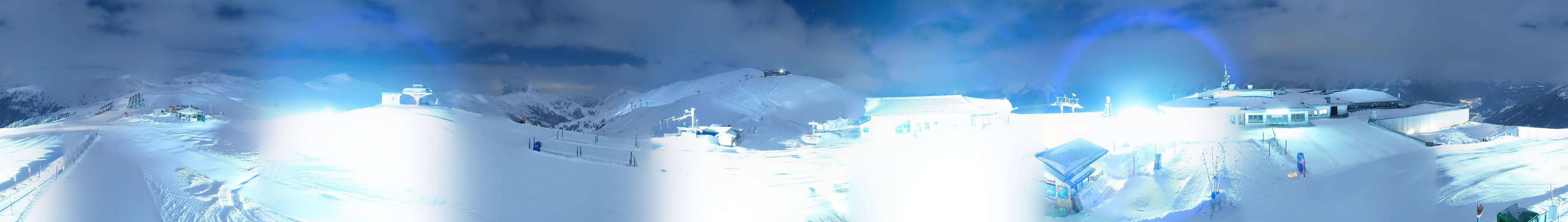 Archiv Foto Webcam Wildkogel-Arena: Ausblick Wildkogelbahn Bergstation