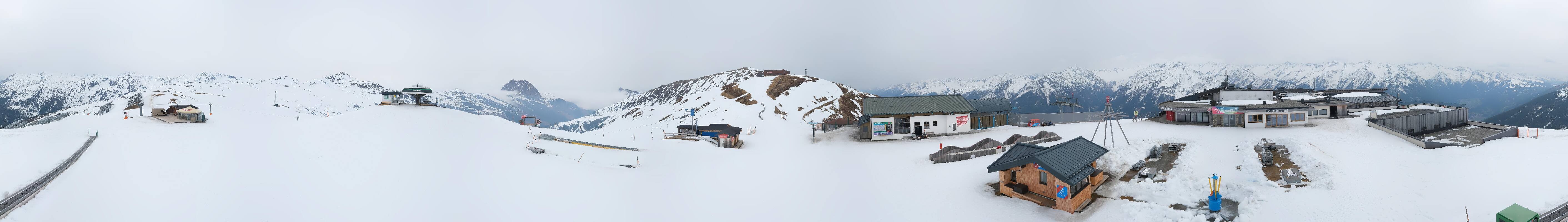 Archiv Foto Webcam Wildkogel-Arena: Ausblick Wildkogelbahn Bergstation