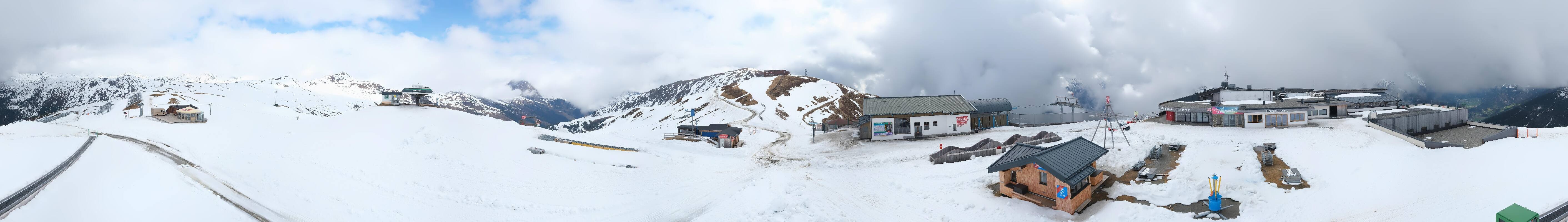 Archiv Foto Webcam Wildkogel-Arena: Ausblick Wildkogelbahn Bergstation