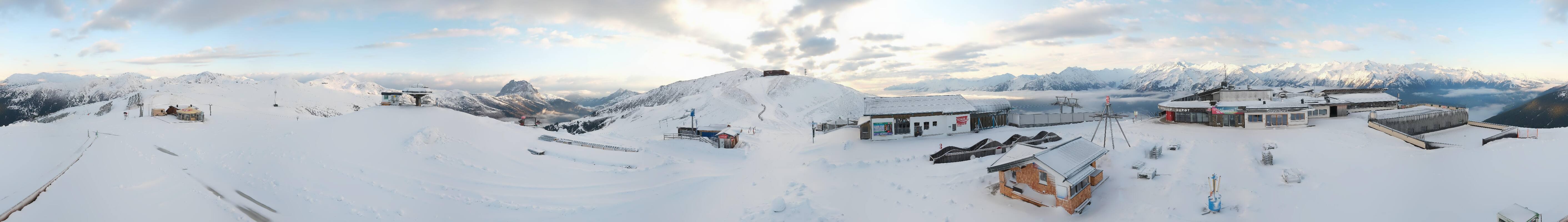 Archiv Foto Webcam Wildkogel-Arena: Ausblick Wildkogelbahn Bergstation
