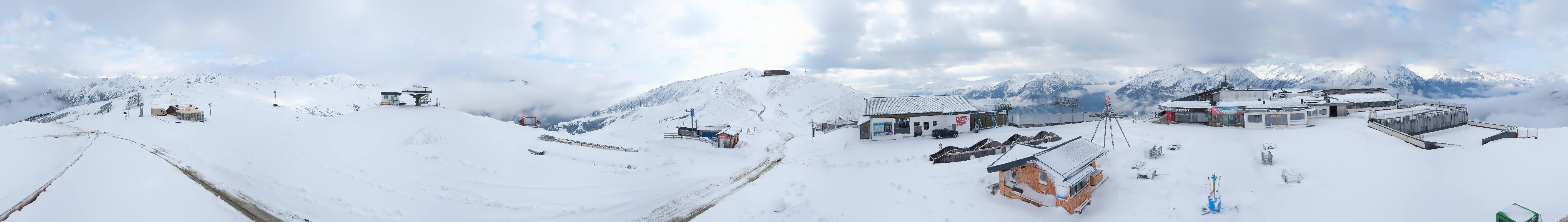Archiv Foto Webcam Wildkogel-Arena: Ausblick Wildkogelbahn Bergstation