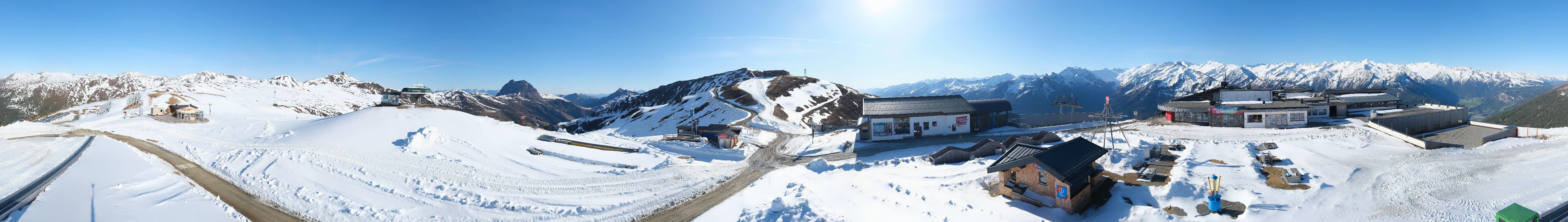 Archiv Foto Webcam Wildkogel-Arena: Ausblick Wildkogelbahn Bergstation