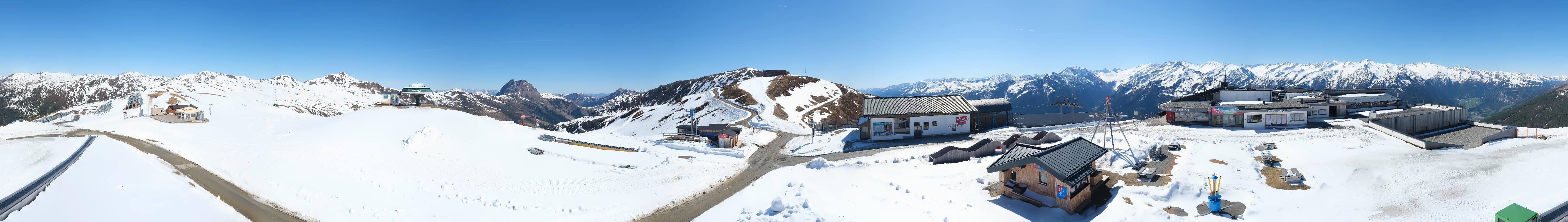 Archiv Foto Webcam Wildkogel-Arena: Ausblick Wildkogelbahn Bergstation