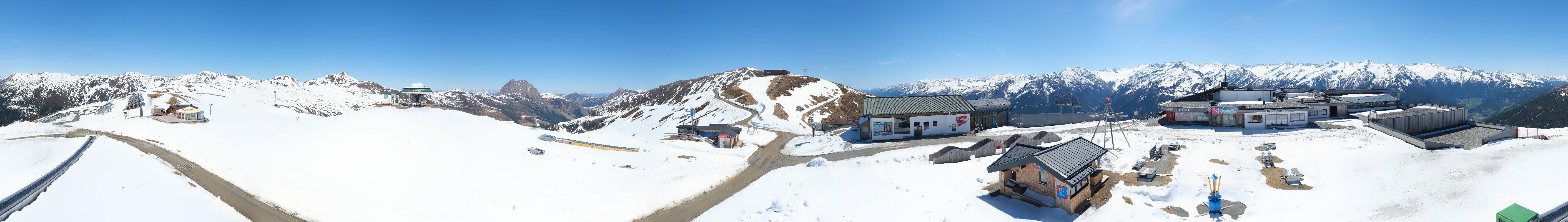 Archiv Foto Webcam Wildkogel-Arena: Ausblick Wildkogelbahn Bergstation