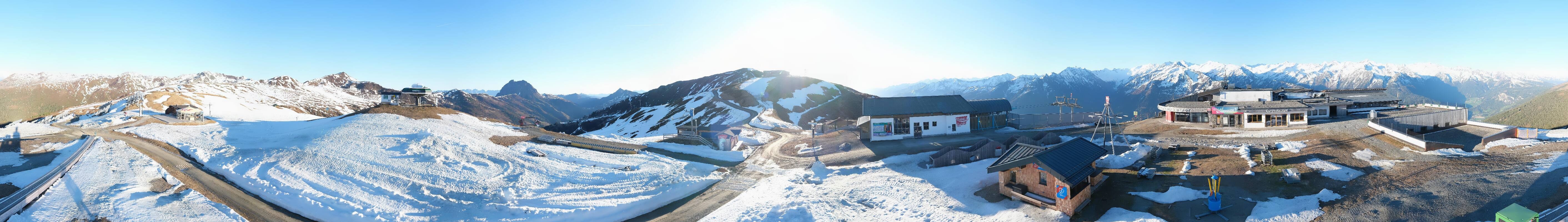 Archiv Foto Webcam Wildkogel-Arena: Ausblick Wildkogelbahn Bergstation