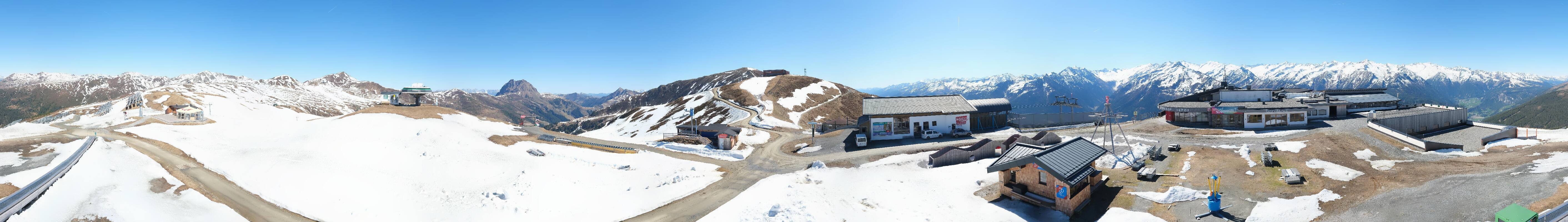 Archiv Foto Webcam Wildkogel-Arena: Ausblick Wildkogelbahn Bergstation