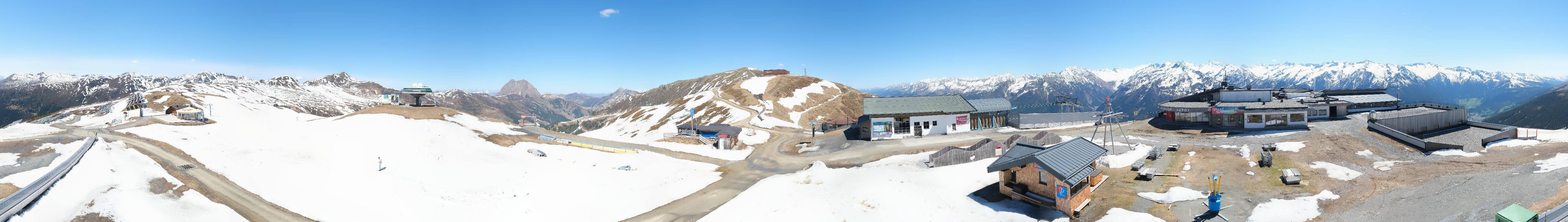 Archiv Foto Webcam Wildkogel-Arena: Ausblick Wildkogelbahn Bergstation