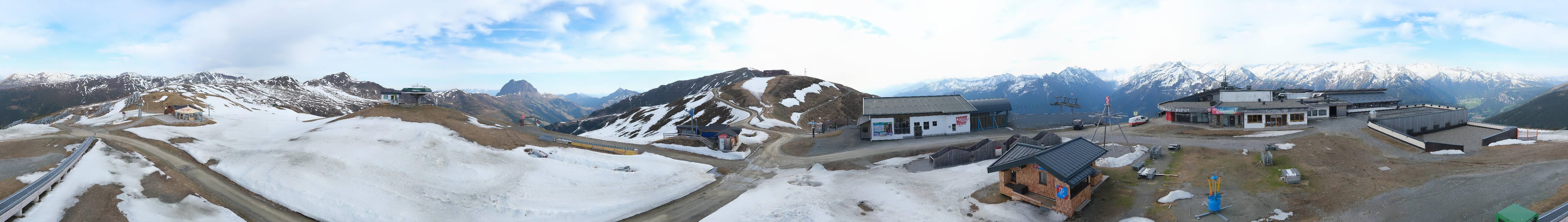 Archiv Foto Webcam Wildkogel-Arena: Ausblick Wildkogelbahn Bergstation