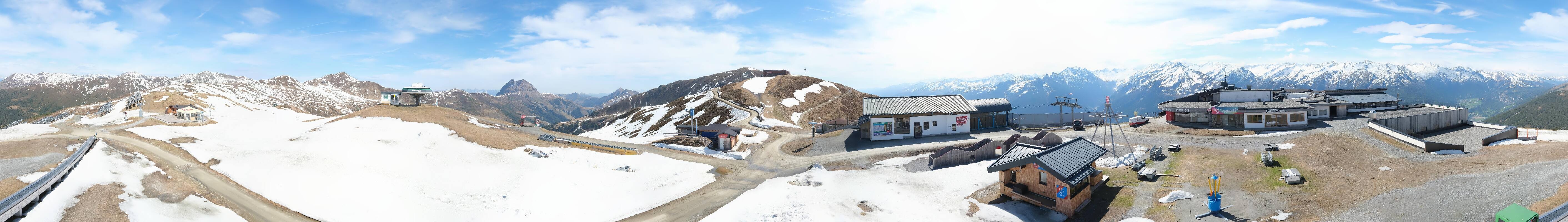 Archiv Foto Webcam Wildkogel-Arena: Ausblick Wildkogelbahn Bergstation