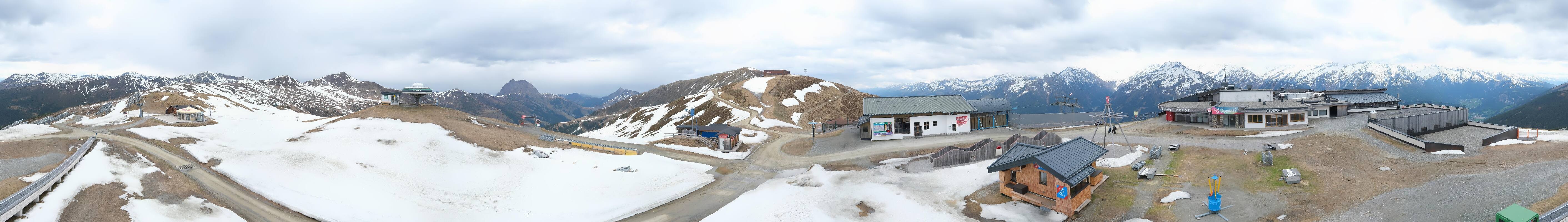 Archiv Foto Webcam Wildkogel-Arena: Ausblick Wildkogelbahn Bergstation