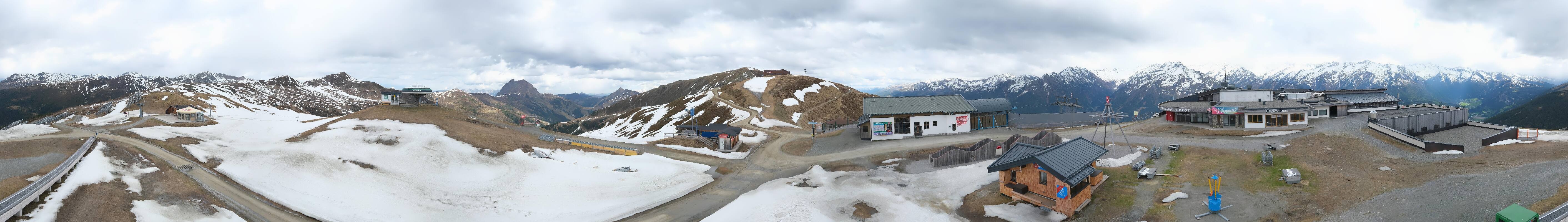 Archiv Foto Webcam Wildkogel-Arena: Ausblick Wildkogelbahn Bergstation