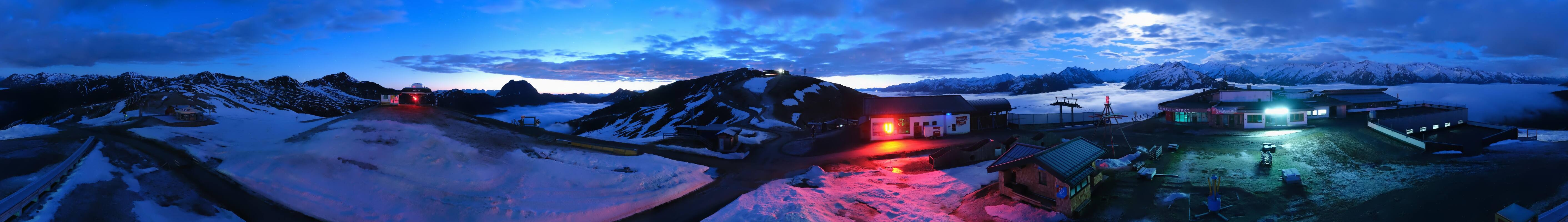 Archiv Foto Webcam Wildkogel-Arena: Ausblick Wildkogelbahn Bergstation