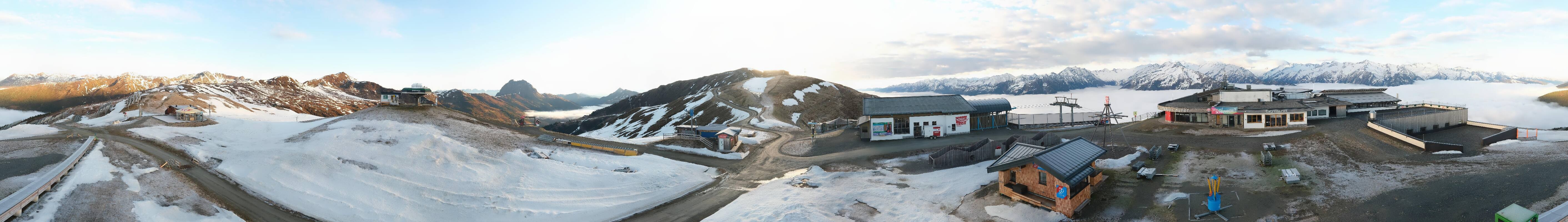 Archiv Foto Webcam Wildkogel-Arena: Ausblick Wildkogelbahn Bergstation