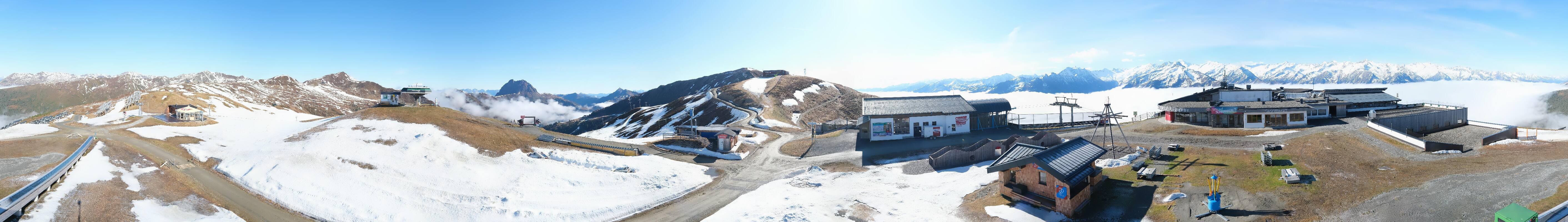 Archiv Foto Webcam Wildkogel-Arena: Ausblick Wildkogelbahn Bergstation