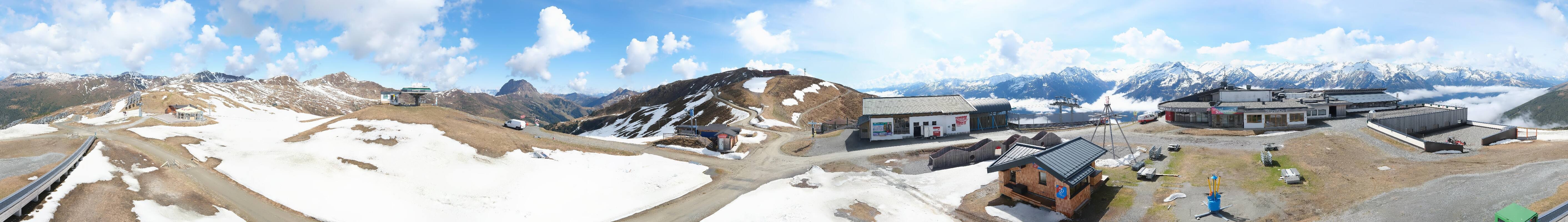 Archiv Foto Webcam Wildkogel-Arena: Ausblick Wildkogelbahn Bergstation