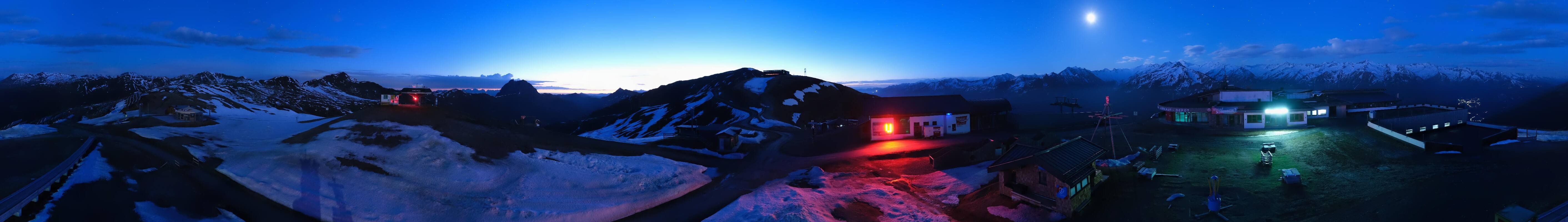 Archiv Foto Webcam Wildkogel-Arena: Ausblick Wildkogelbahn Bergstation