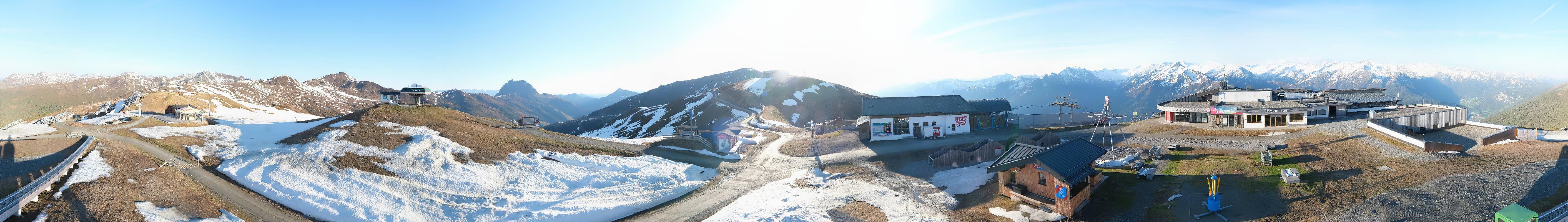 Archiv Foto Webcam Wildkogel-Arena: Ausblick Wildkogelbahn Bergstation