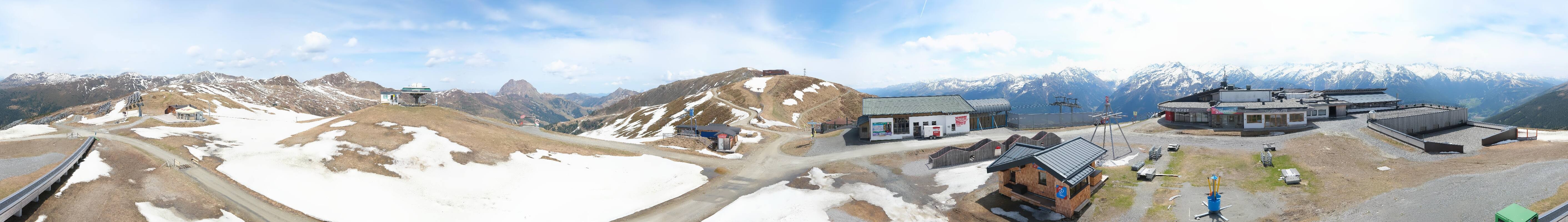 Archiv Foto Webcam Wildkogel-Arena: Ausblick Wildkogelbahn Bergstation