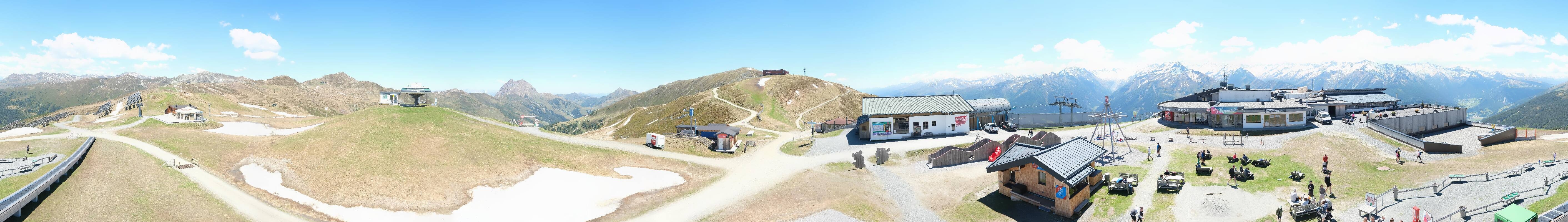 Archiv Foto Webcam Wildkogel-Arena: Ausblick Wildkogelbahn Bergstation