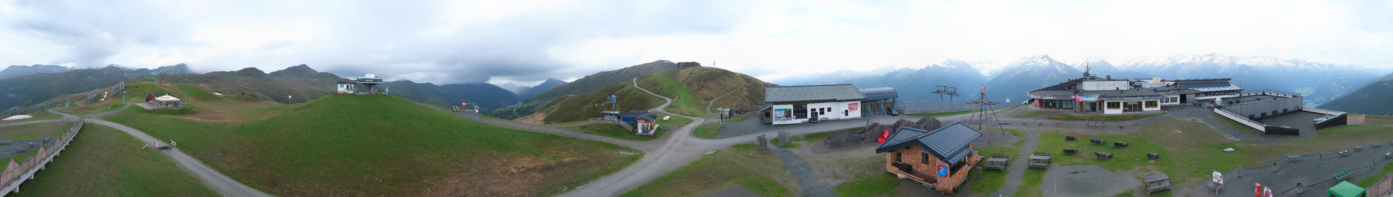 Archiv Foto Webcam Wildkogel-Arena: Ausblick Wildkogelbahn Bergstation