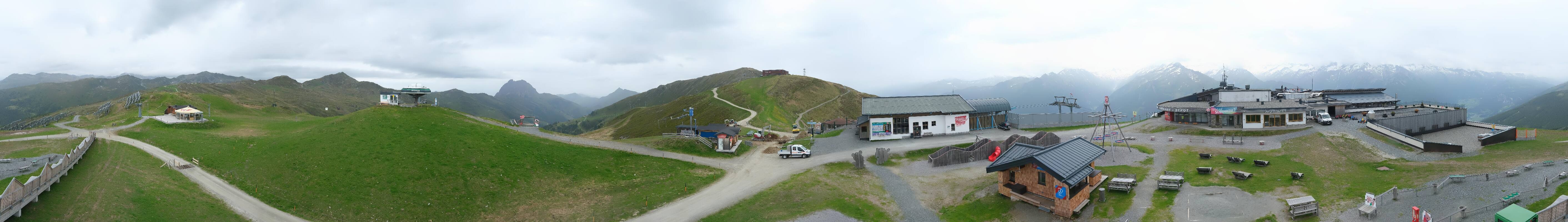 Archiv Foto Webcam Wildkogel-Arena: Ausblick Wildkogelbahn Bergstation
