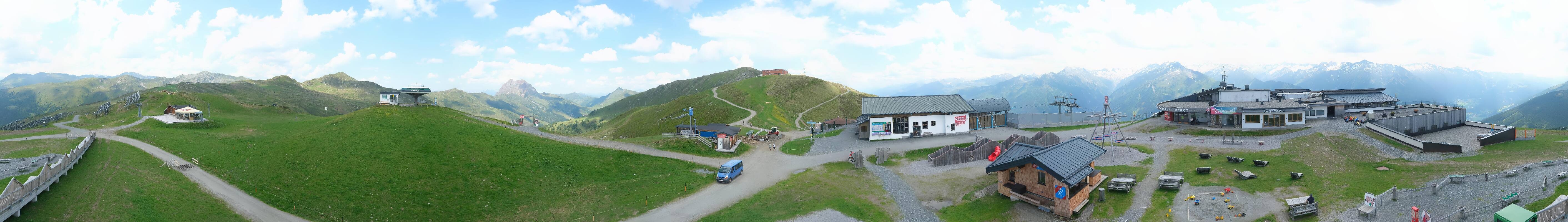 Archiv Foto Webcam Wildkogel-Arena: Ausblick Wildkogelbahn Bergstation