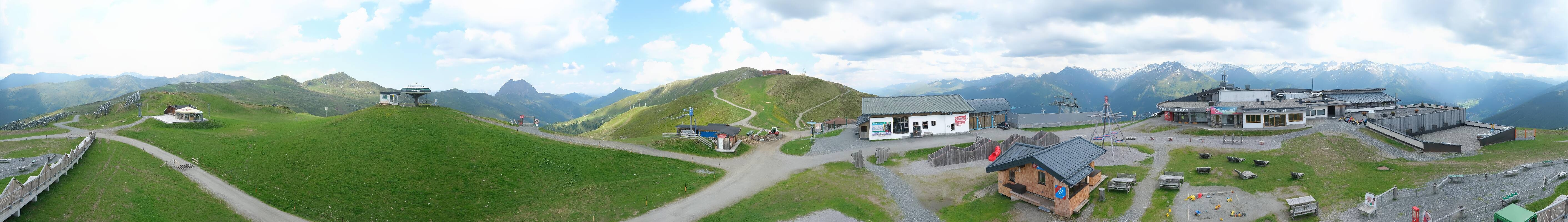 Archiv Foto Webcam Wildkogel-Arena: Ausblick Wildkogelbahn Bergstation