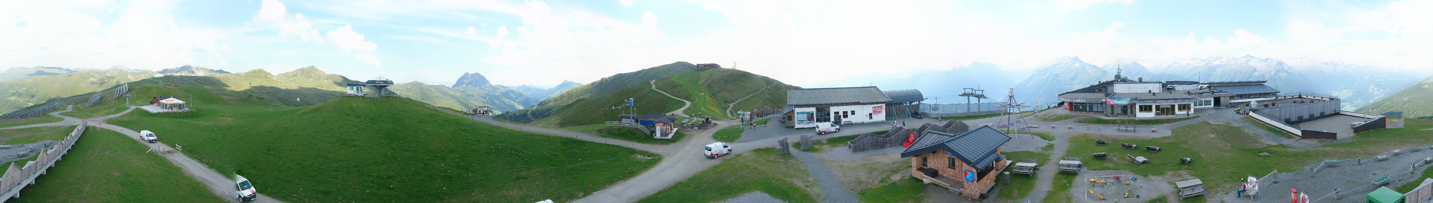Archiv Foto Webcam Wildkogel-Arena: Ausblick Wildkogelbahn Bergstation