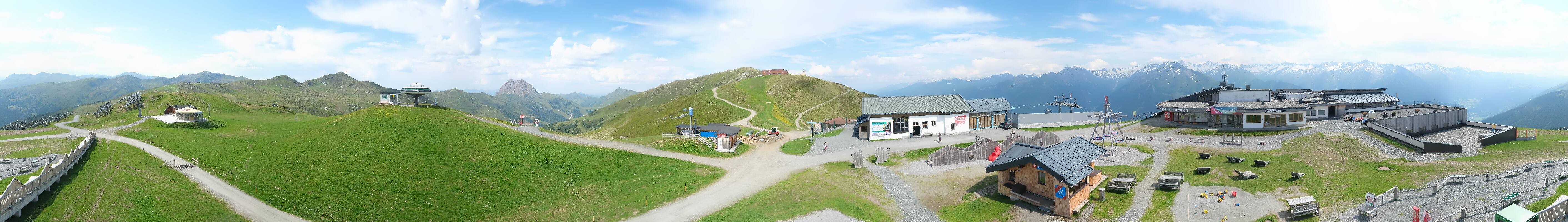 Archiv Foto Webcam Wildkogel-Arena: Ausblick Wildkogelbahn Bergstation