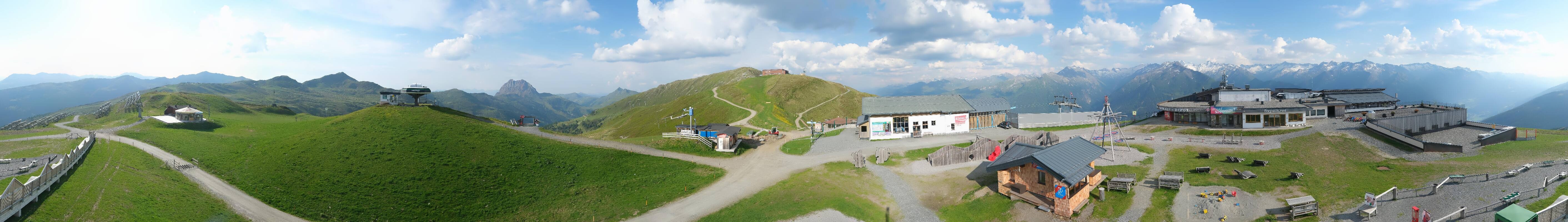 Archiv Foto Webcam Wildkogel-Arena: Ausblick Wildkogelbahn Bergstation