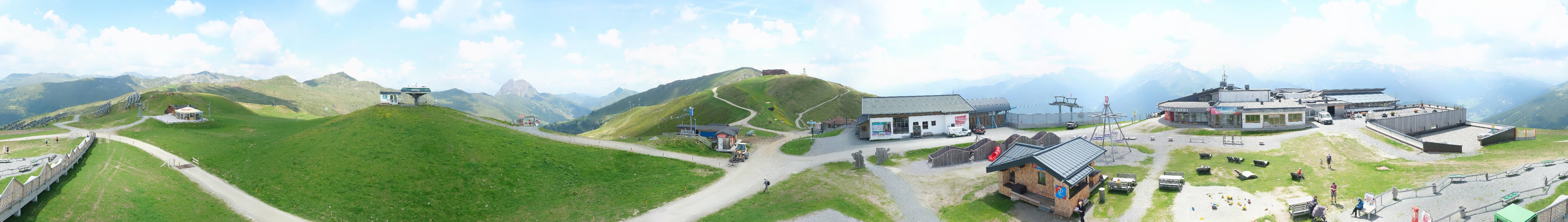 Archiv Foto Webcam Wildkogel-Arena: Ausblick Wildkogelbahn Bergstation