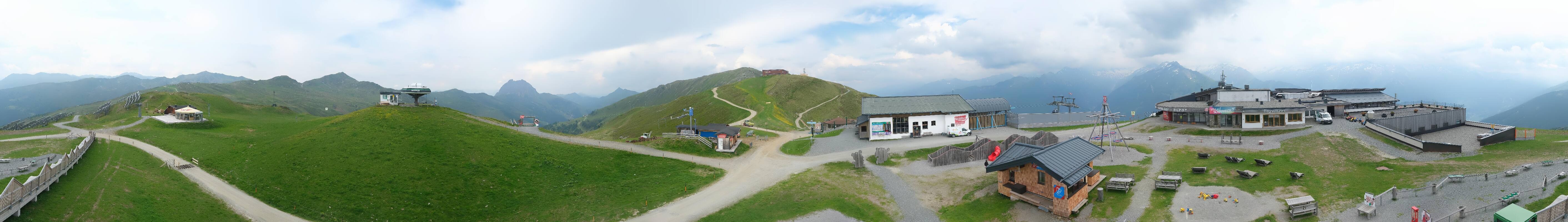 Archiv Foto Webcam Wildkogel-Arena: Ausblick Wildkogelbahn Bergstation