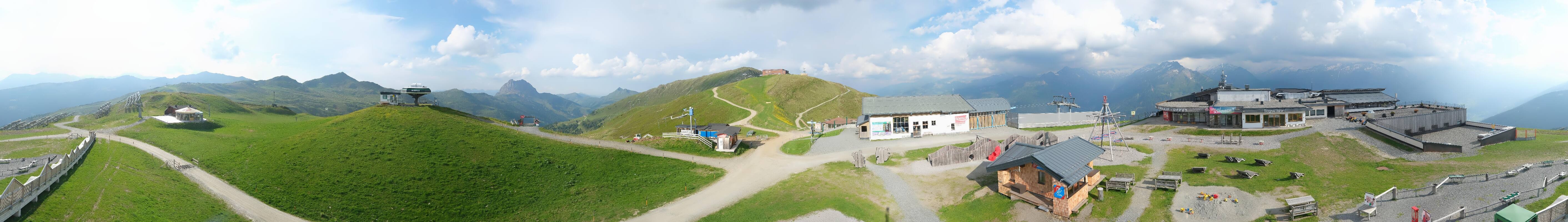 Archiv Foto Webcam Wildkogel-Arena: Ausblick Wildkogelbahn Bergstation