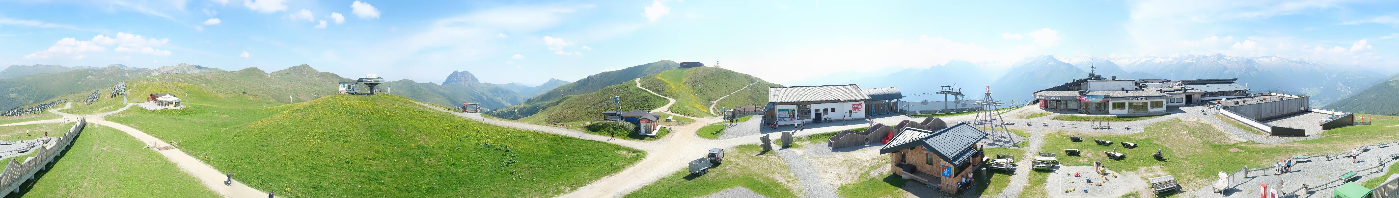 Archiv Foto Webcam Wildkogel-Arena: Ausblick Wildkogelbahn Bergstation