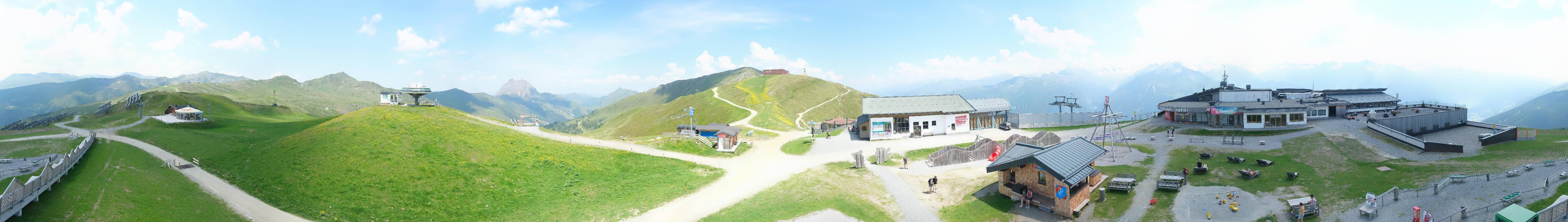Archiv Foto Webcam Wildkogel-Arena: Ausblick Wildkogelbahn Bergstation