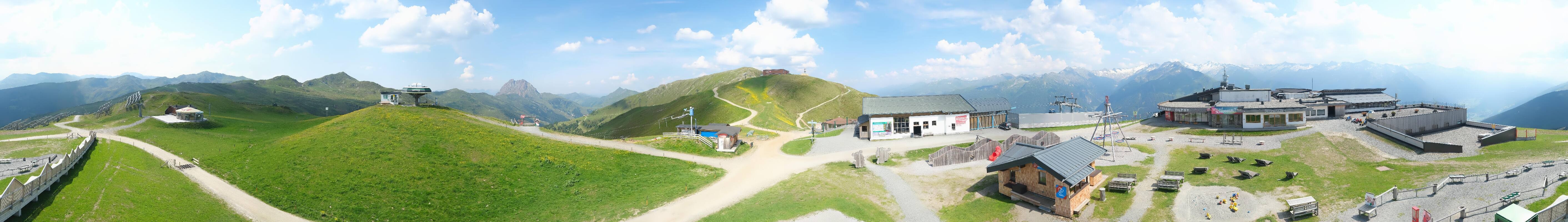 Archiv Foto Webcam Wildkogel-Arena: Ausblick Wildkogelbahn Bergstation