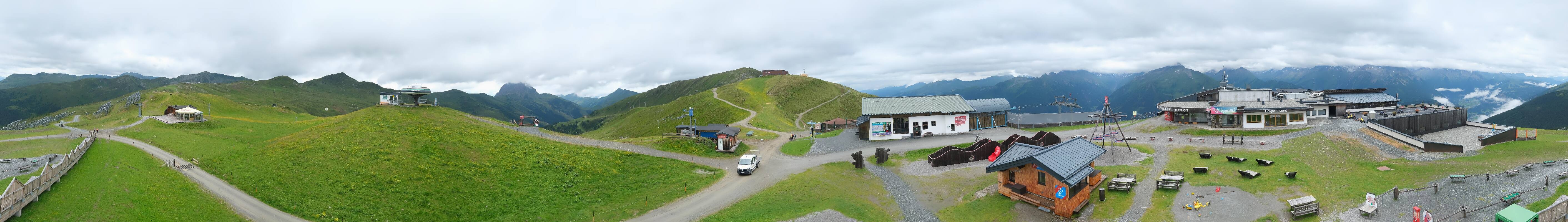 Archiv Foto Webcam Wildkogel-Arena: Ausblick Wildkogelbahn Bergstation