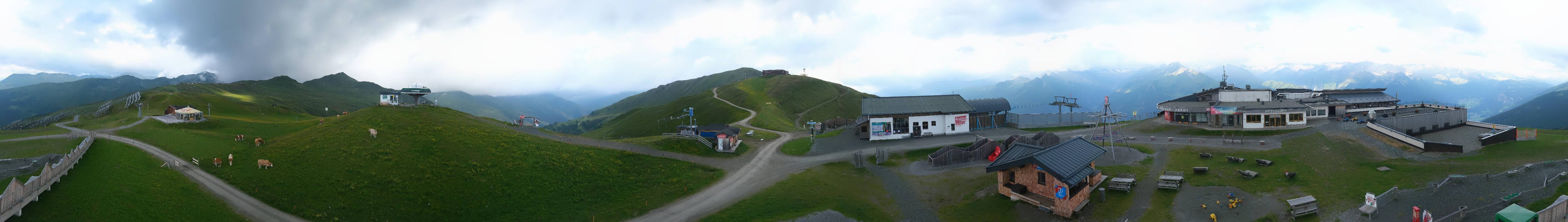 Archiv Foto Webcam Wildkogel-Arena: Ausblick Wildkogelbahn Bergstation