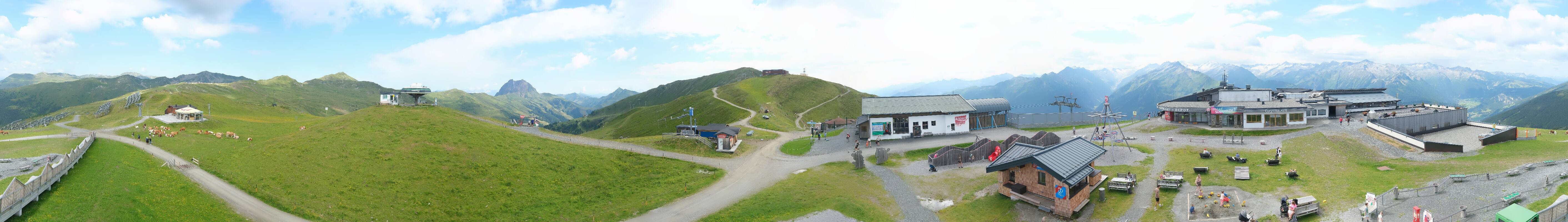 Archiv Foto Webcam Wildkogel-Arena: Ausblick Wildkogelbahn Bergstation