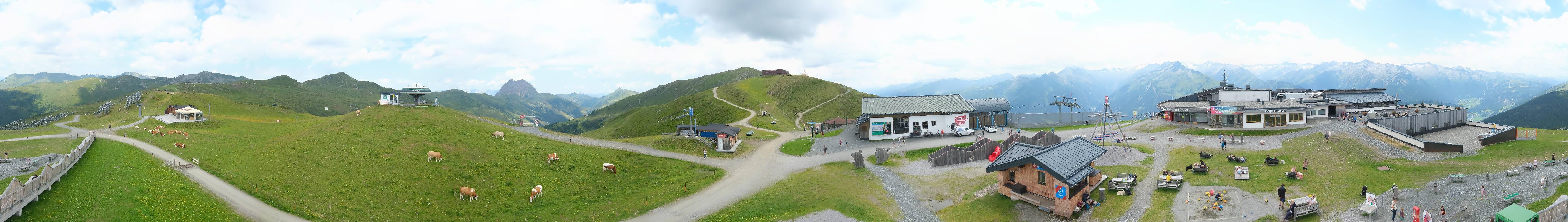 Archiv Foto Webcam Wildkogel-Arena: Ausblick Wildkogelbahn Bergstation