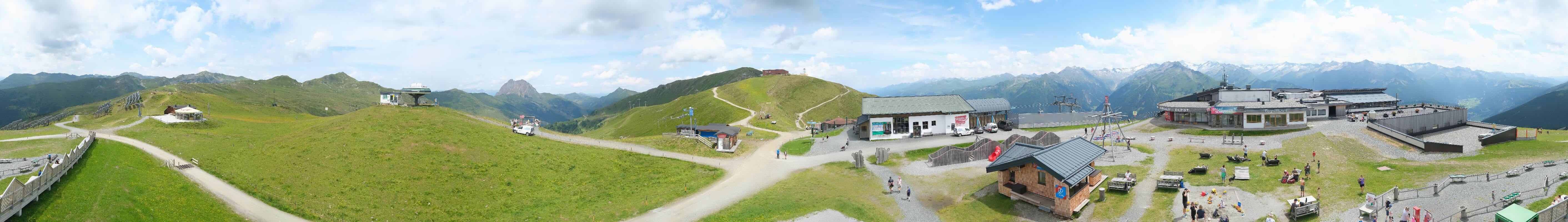 Archiv Foto Webcam Wildkogel-Arena: Ausblick Wildkogelbahn Bergstation