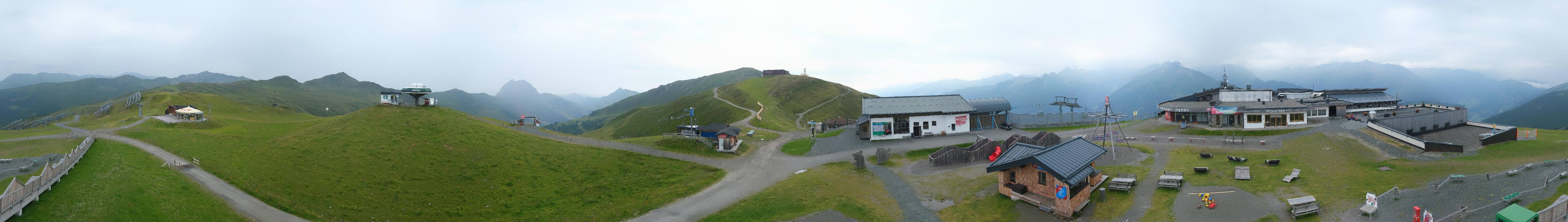 Archiv Foto Webcam Wildkogel-Arena: Ausblick Wildkogelbahn Bergstation