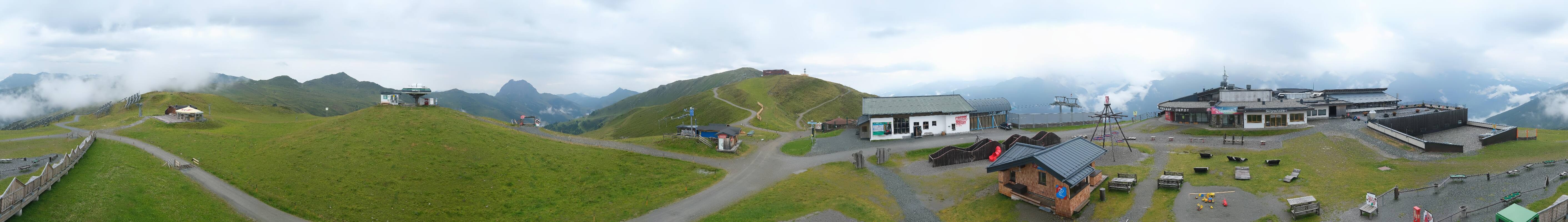 Archiv Foto Webcam Wildkogel-Arena: Ausblick Wildkogelbahn Bergstation