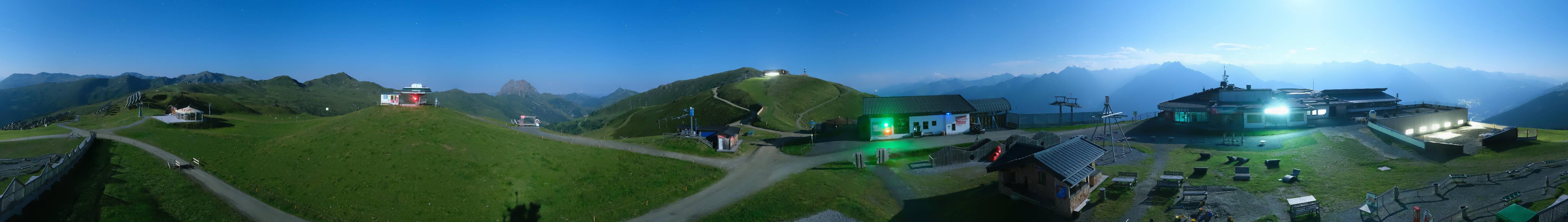 Archiv Foto Webcam Wildkogel-Arena: Ausblick Wildkogelbahn Bergstation