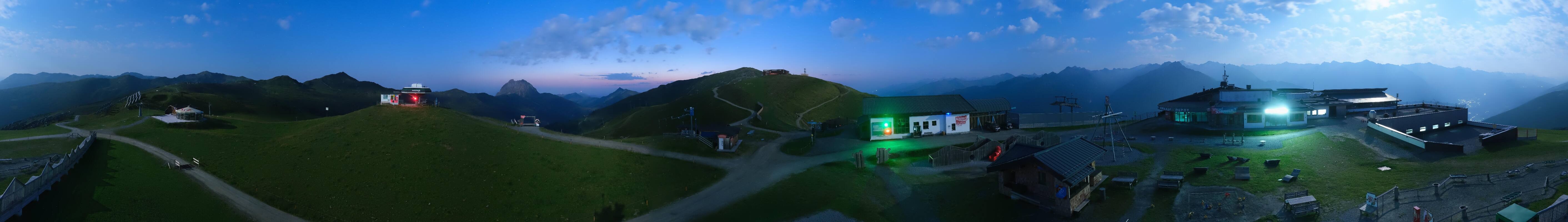 Archiv Foto Webcam Wildkogel-Arena: Ausblick Wildkogelbahn Bergstation