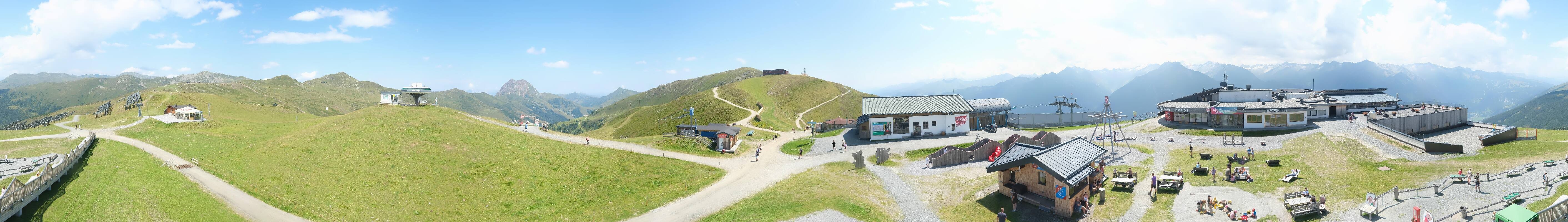 Archiv Foto Webcam Wildkogel-Arena: Ausblick Wildkogelbahn Bergstation